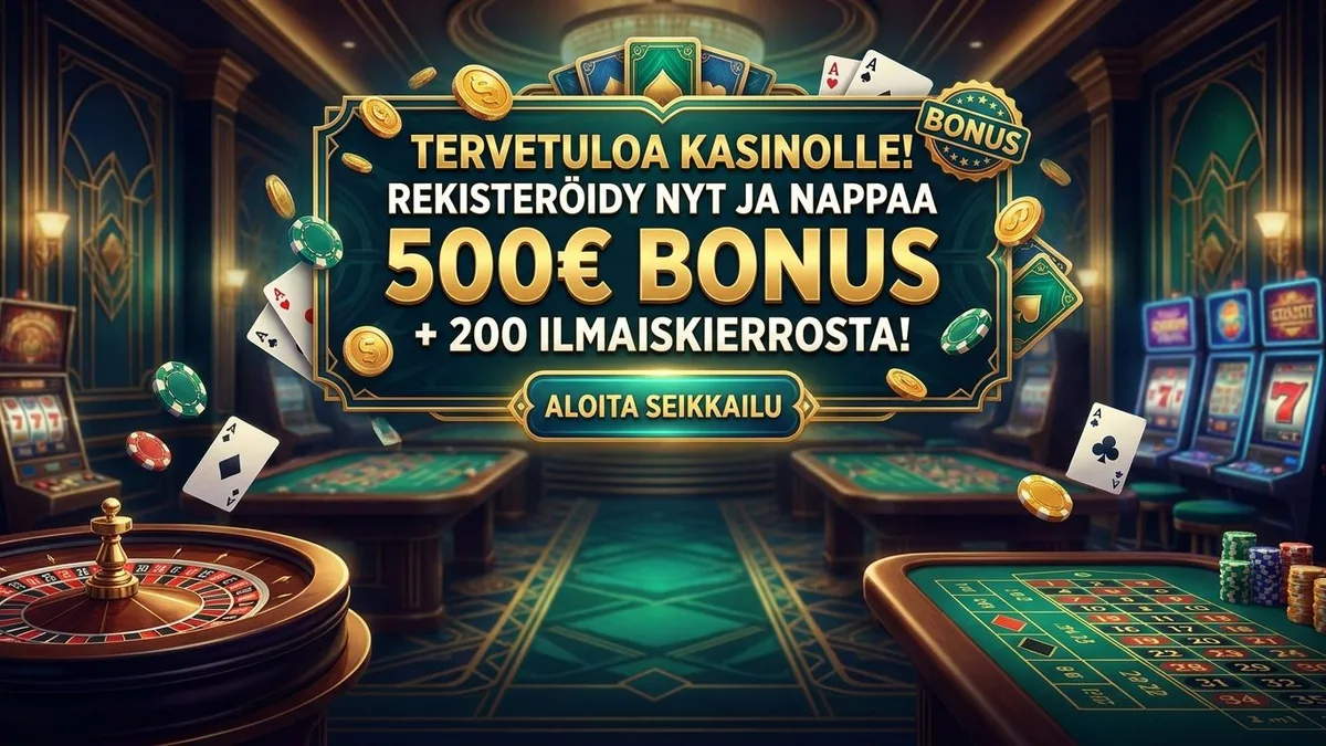 Rekisteröidy bonuksen kanssa